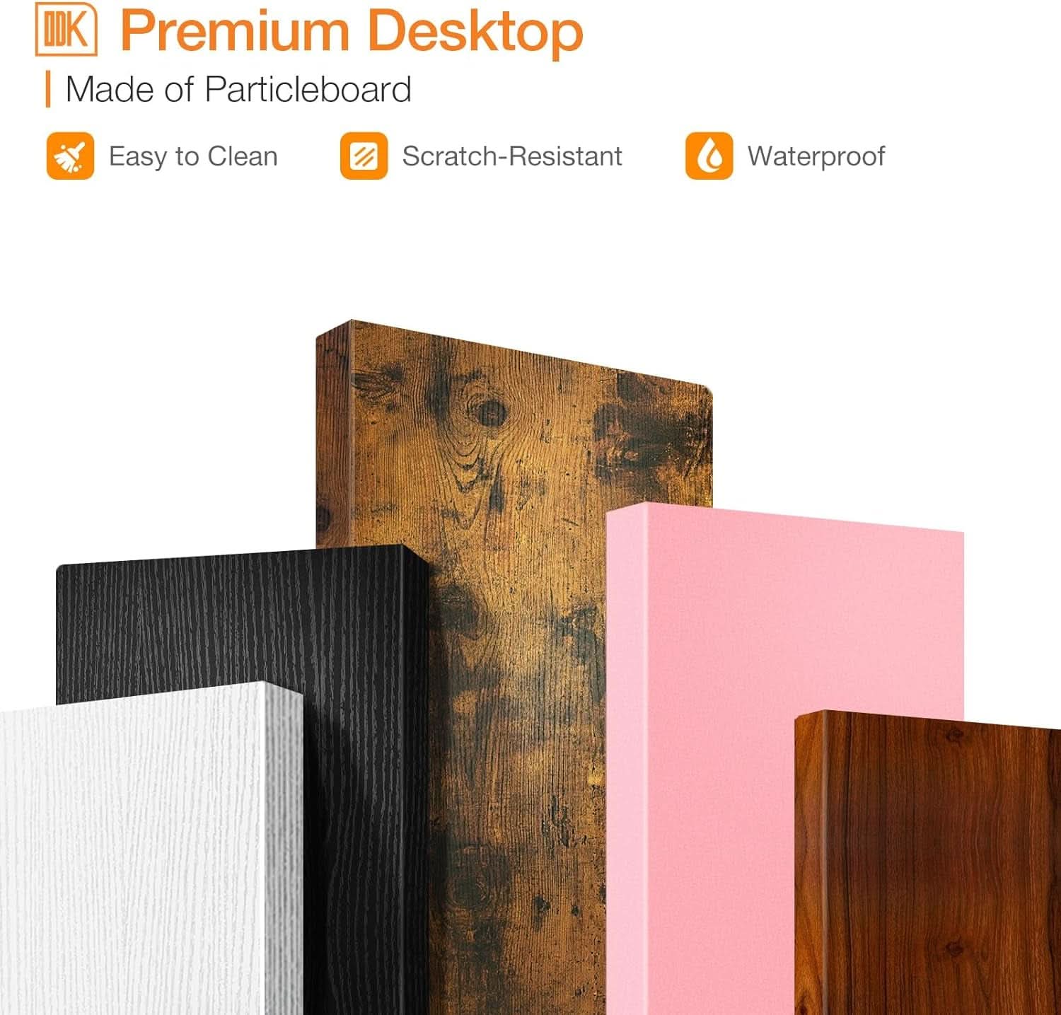 Espresso 27.5 Inch Compact Desk With Monitor Stand