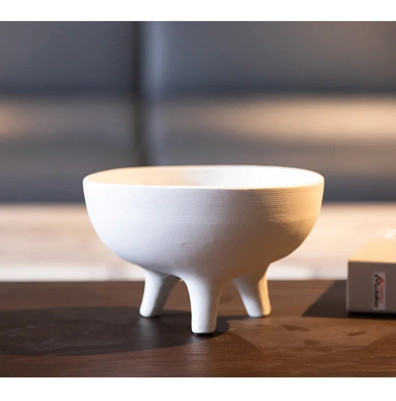 DecorBites™ Ceramic Flower Pot with Tripod Stand