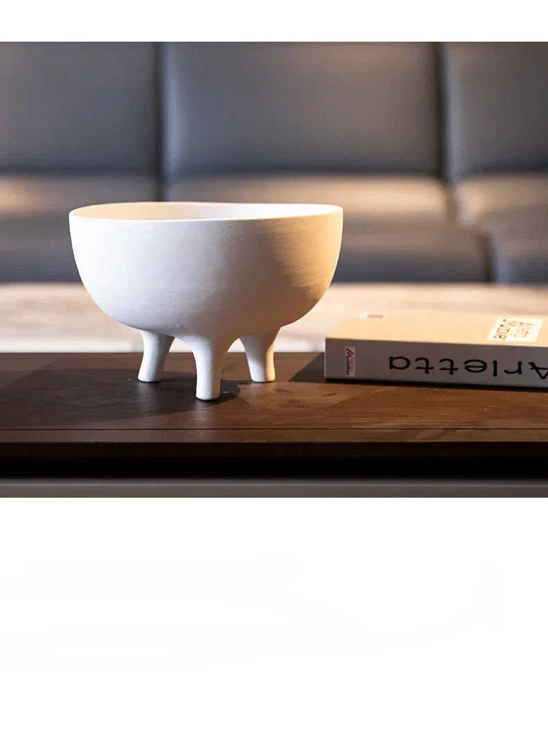 DecorBites™ Ceramic Flower Pot with Tripod Stand