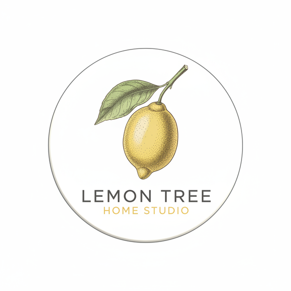 Lemon Tree Home Studio Logo - Vintage Botanical