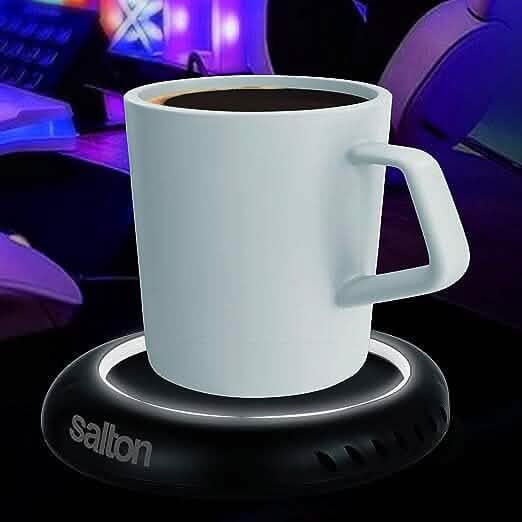 Salton LED Lit Coffee Mug & Tea Cup Warmer