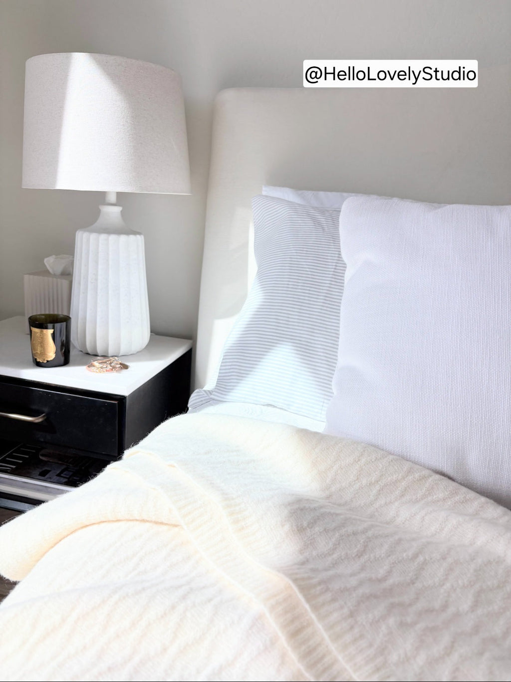 Angora and Wool | Ultra Soft Throw Blanket (solid, beige)