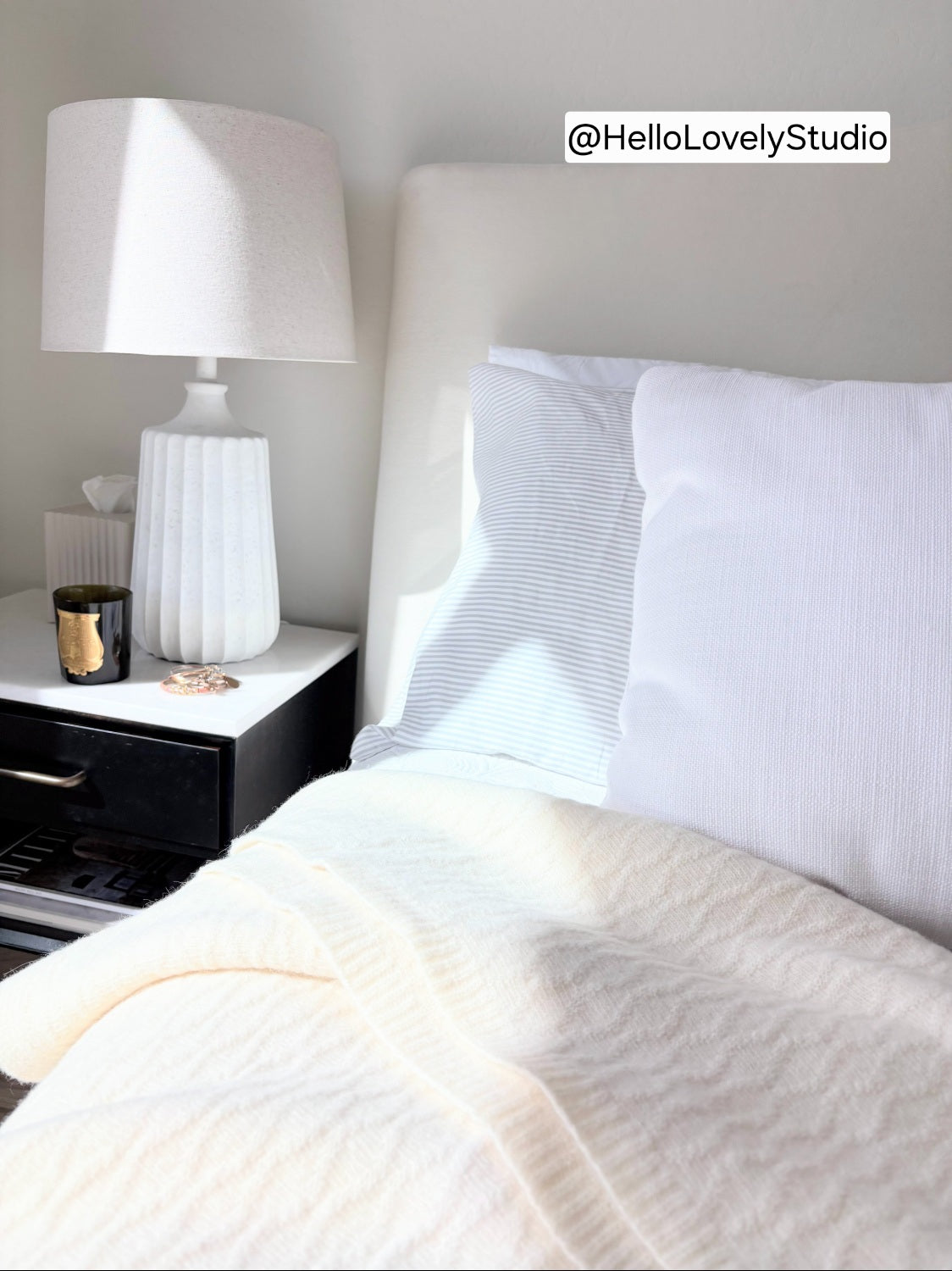 Angora and Wool | Ultra Soft Throw Blanket (solid, beige)