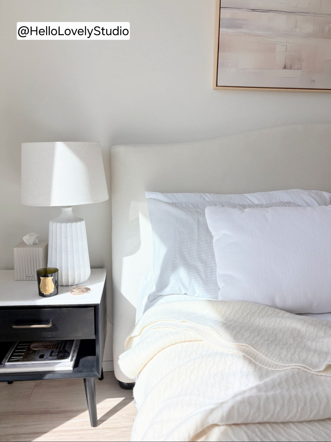 Angora and Wool | Ultra Soft Throw Blanket (solid, beige)